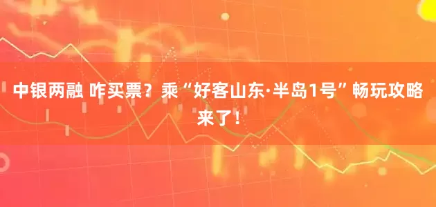 中银两融 咋买票？乘“好客山东·半岛1号”畅玩攻略来了！