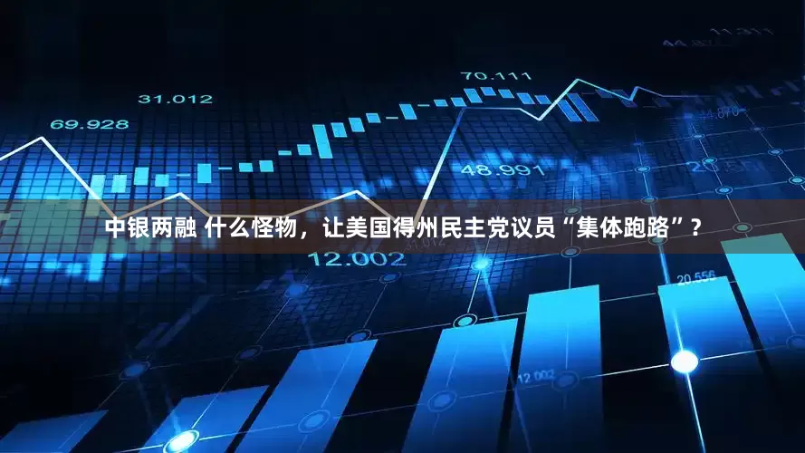 中银两融 什么怪物，让美国得州民主党议员“集体跑路”？
